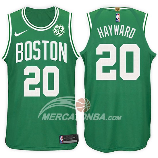 Maglia NBA Gordon Hayward Boston Celtics 2017-18 Verde